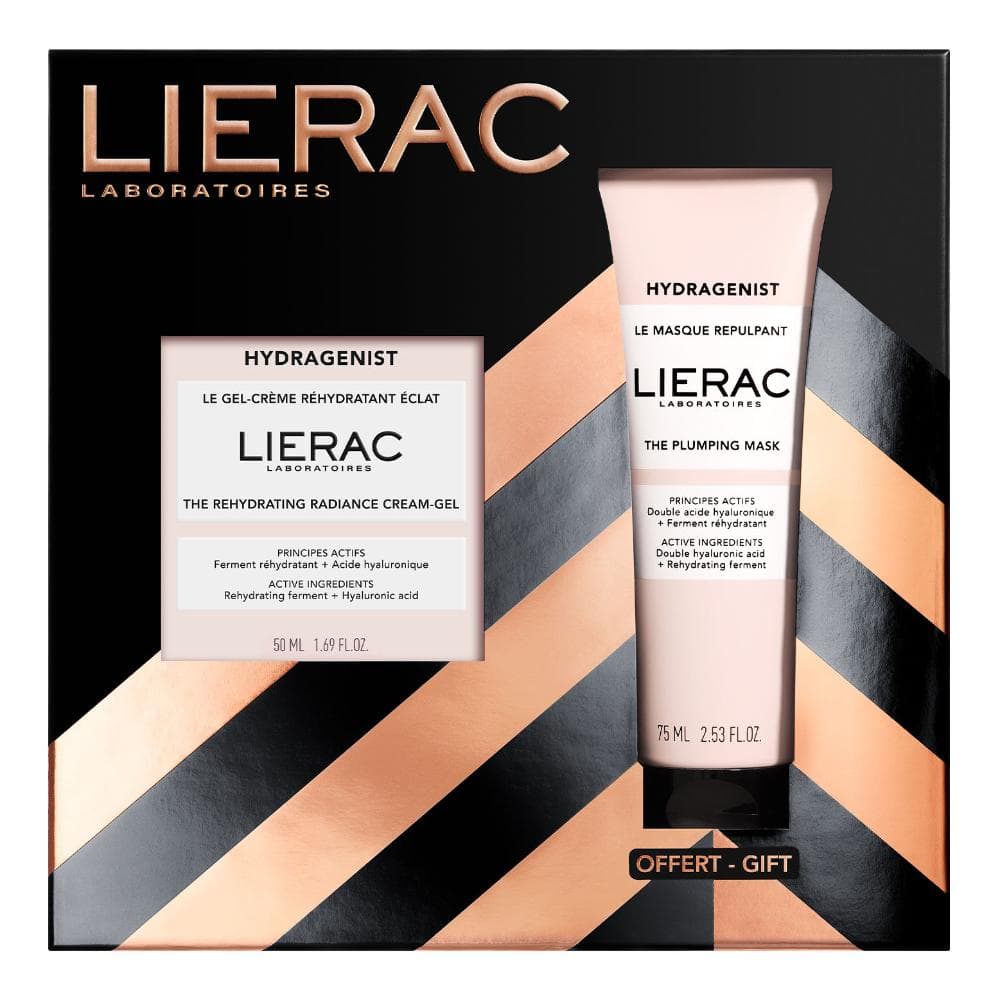 Lierac Hydragenist cofanetto Natale gel-crema reidratante 50 ml e maschera rimpolpante 75 ml