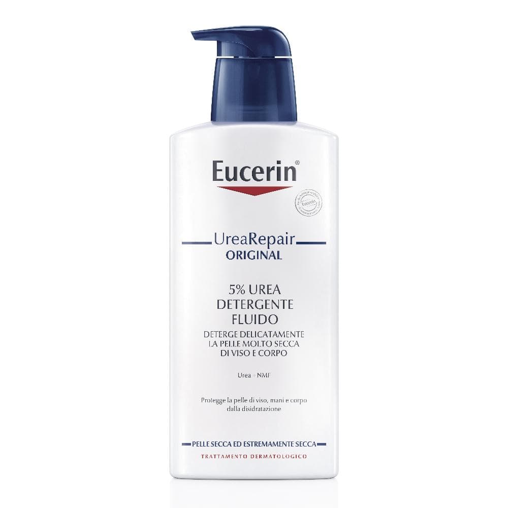 Eucerin UreaRepair Detergente Fluido 5% Urea Pelle Ruvida Secca 400 ml