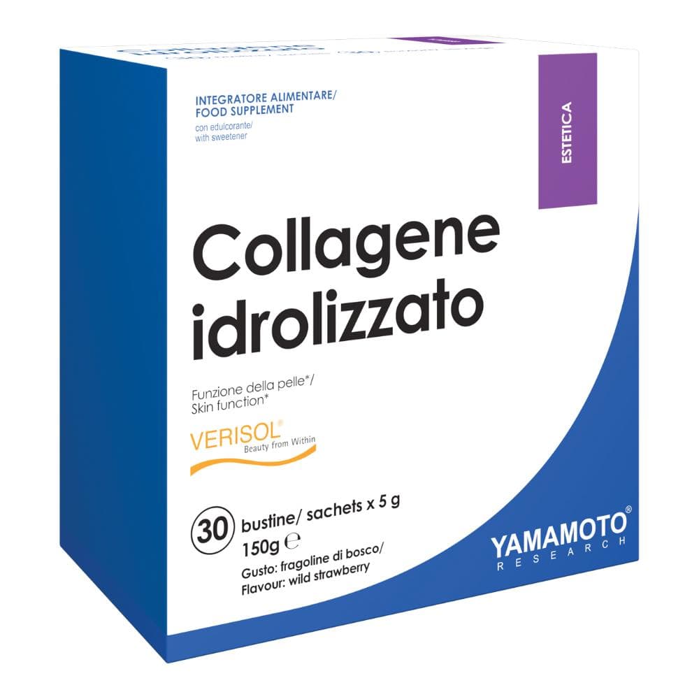 Yamamoto Collagene Idrolizzato 30 Bustine - Integratore di Collagene Marino per Pelle, Articolazioni e Capelli