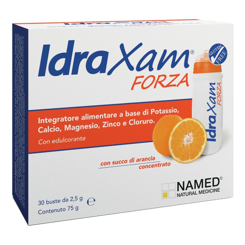 Named IdraXam - Forza Integratore di Sali Minerali 30 Bustine