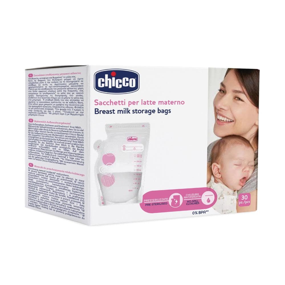 Chicco Sacchetto per Latte Materno 30 sacchetti