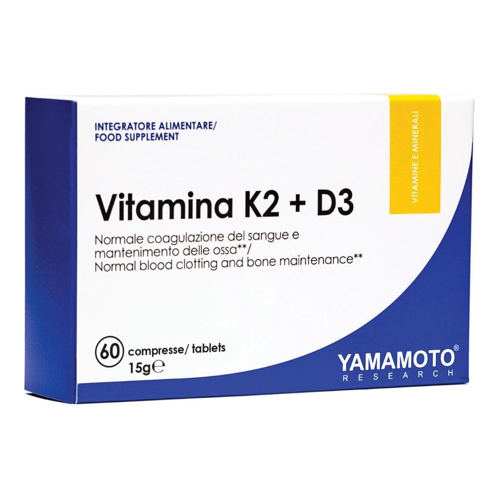 Yamamoto Research vitamina K2 + D3 integratore alimentare 60 compresse