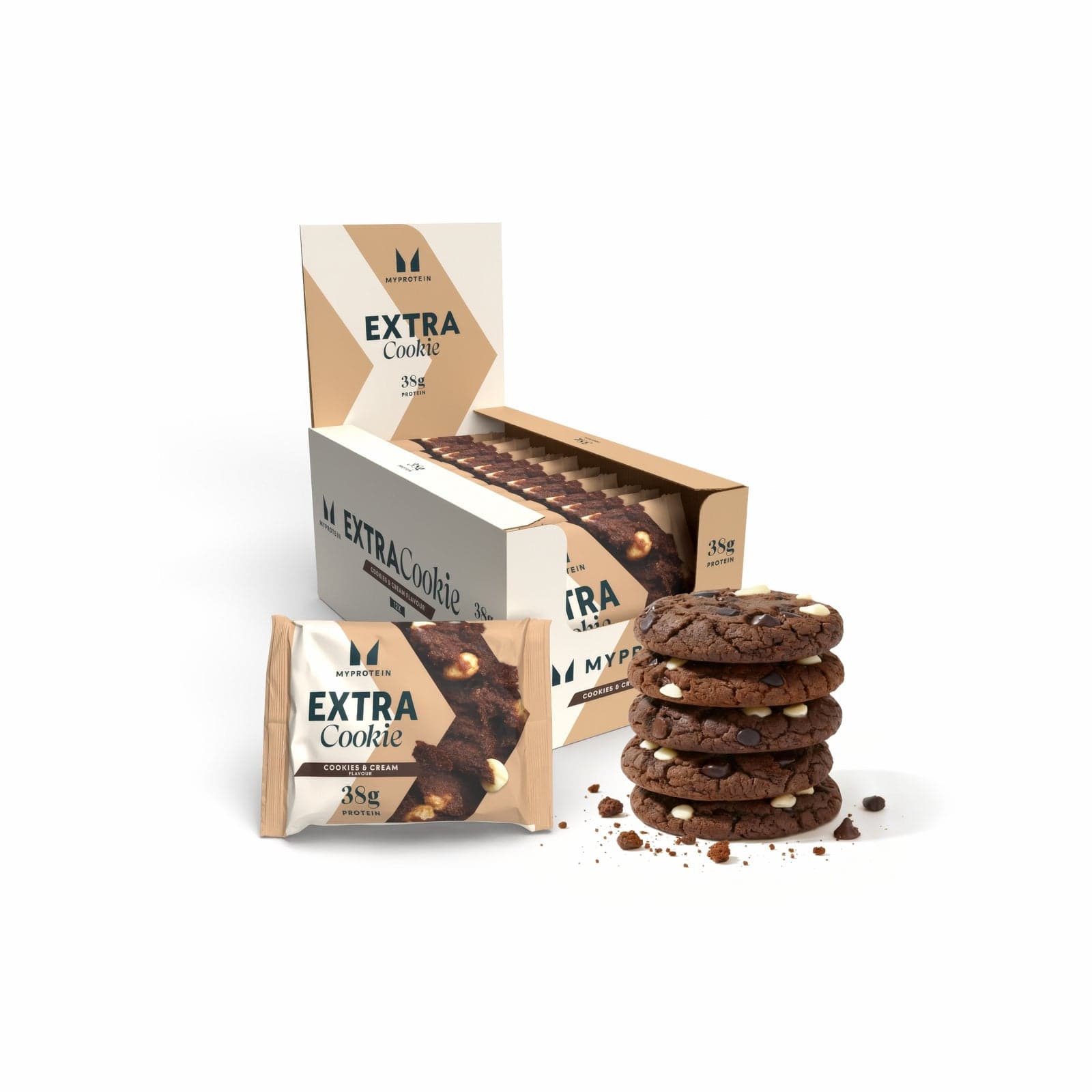Cookie Extra Proteico - 12 x 75g - Biscotti e crema
