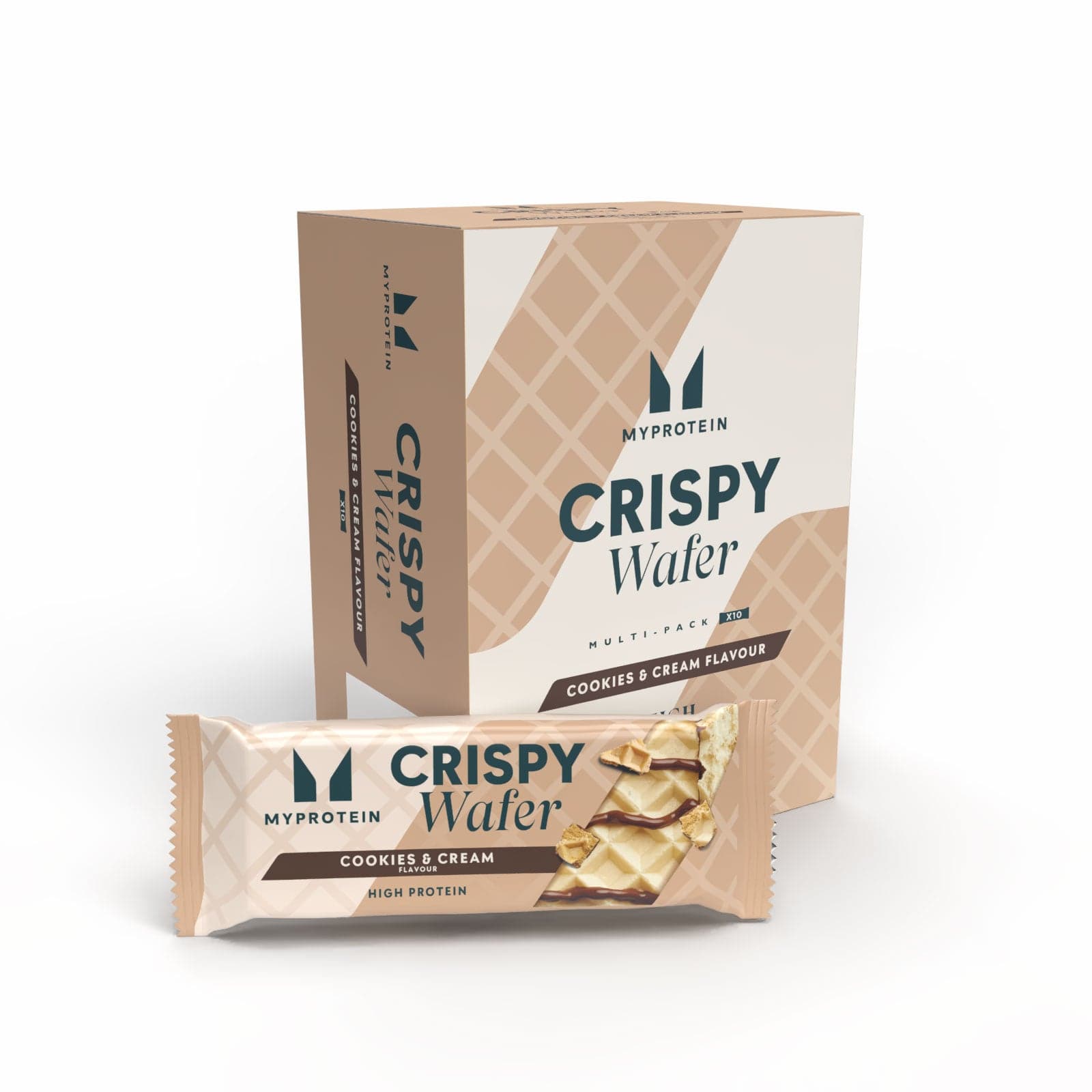 Wafer Proteico - 10Barrette - Biscotti e crema