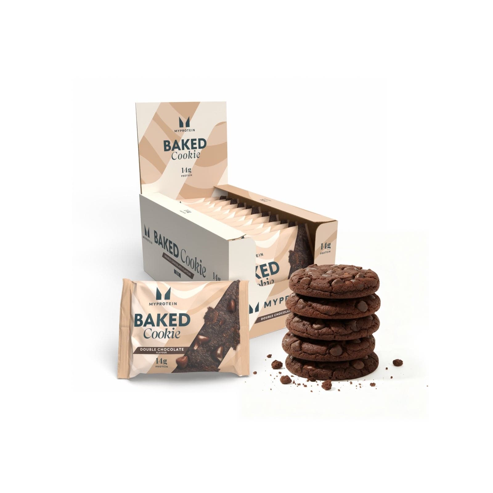 Cookie Proteico al Forno - 12 x 75g - Gocce di Doppio cioccolato