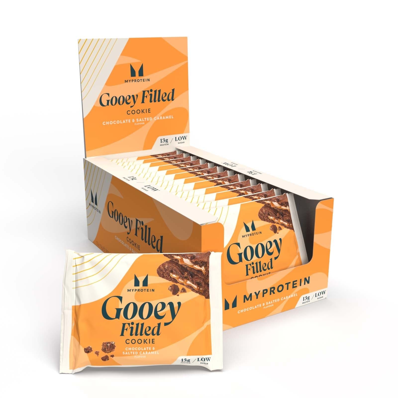 Cookie Proteico al Forno - 12 x 75g - Chocolate Salted Caramel  (Gooey Filled)