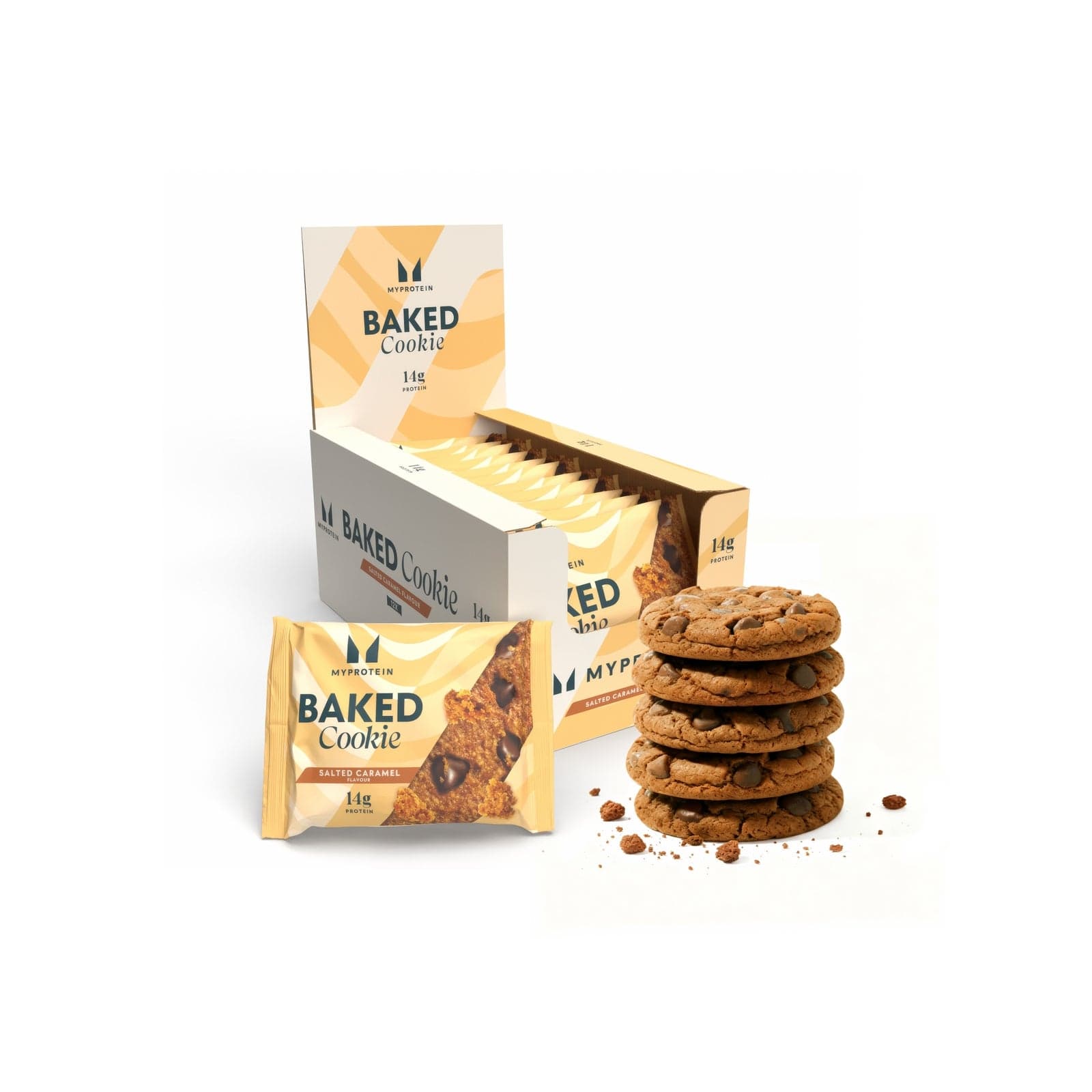 Cookie Proteico al Forno - 12 x 75g - Caramello salato