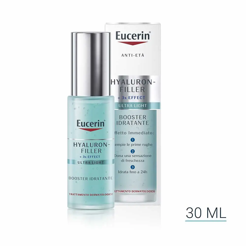 Eucerin Hyaluron Filler - +3x Effect Booster Gel Idratante, 30ml