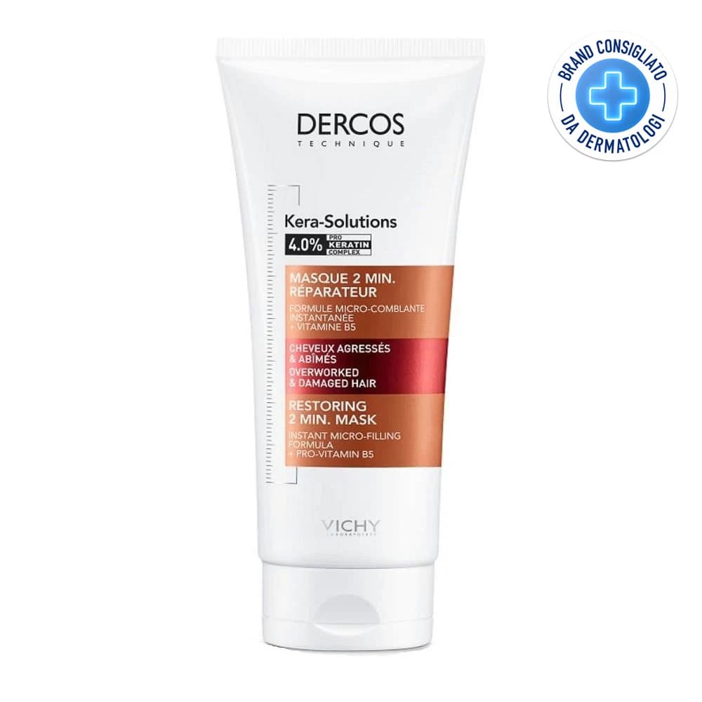 Vichy Dercos Technique - Kera-Solution Maschera Riparatrice 2 Min, 200ml