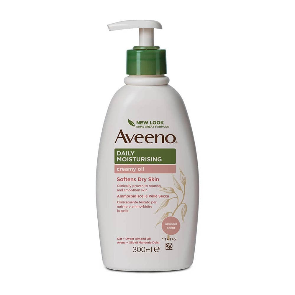 Aveeno Daily Moisturising - Creamy Oil Crema Corpo Profumo Di Mandorle, 300ml
