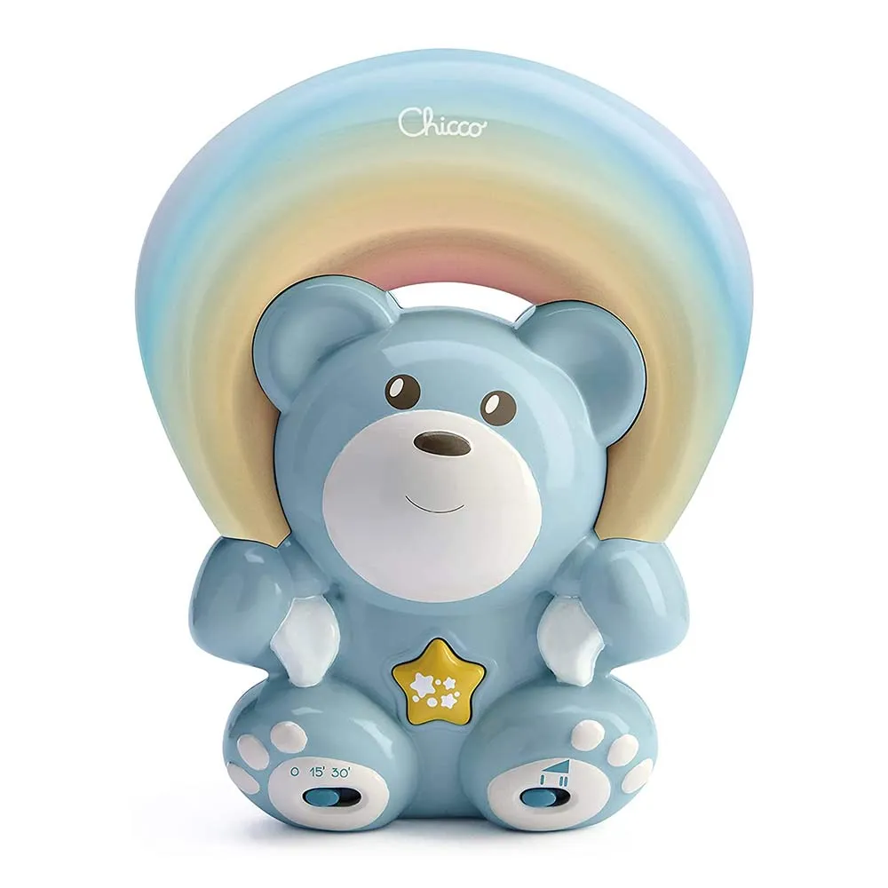 Chicco Gioco Rainbow Bear Blue Orsetto Arcobaleno Azzurro 0M, 1 Pezzo
