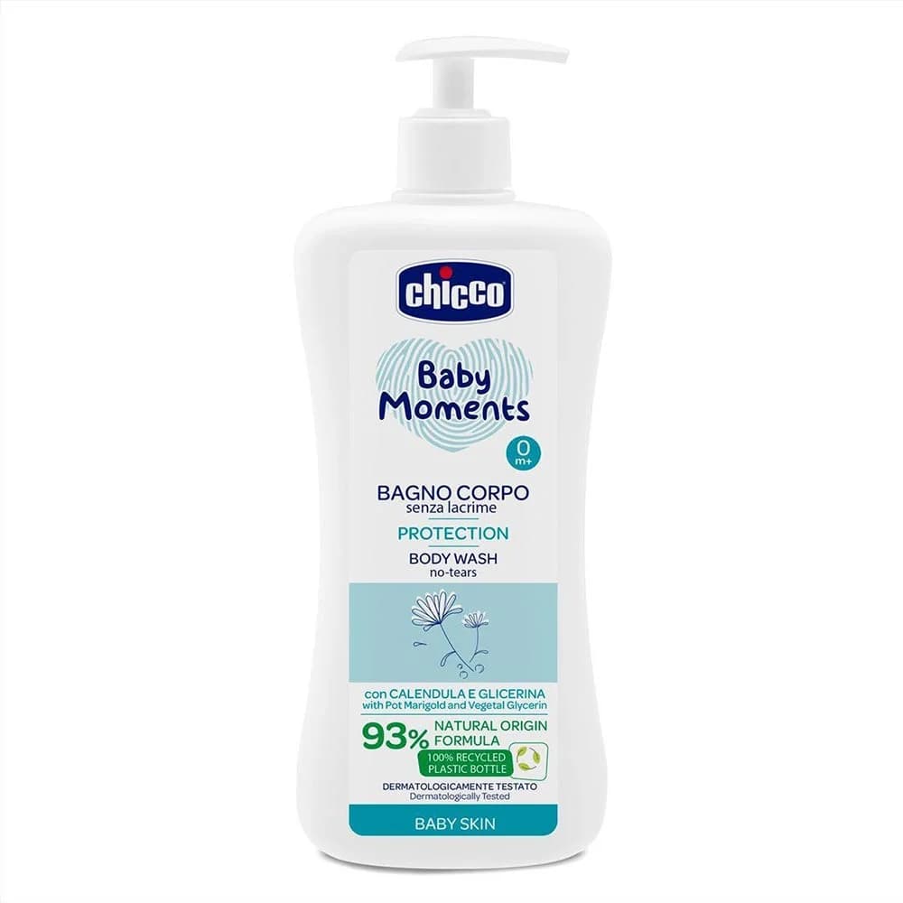 Chicco Baby Moments - Protection Bagno Corpo Senza Lacrime Pelli Delicate, 750ml