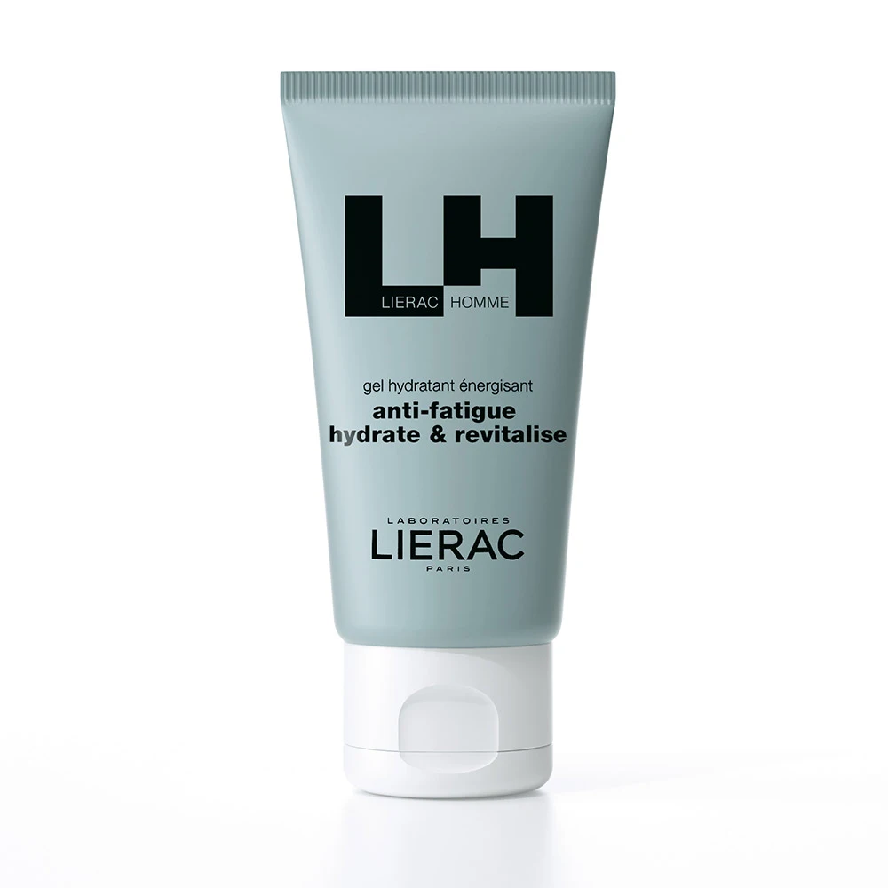 Lierac Homme - Gel Idratante Energizzante Anti-Fatica Viso e Occhi, 50ml