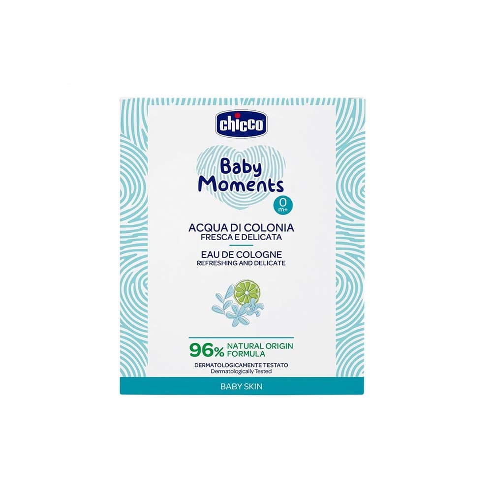 Chicco Baby Moments - Acqua di Colonia Fresca e Delicata, 100ml