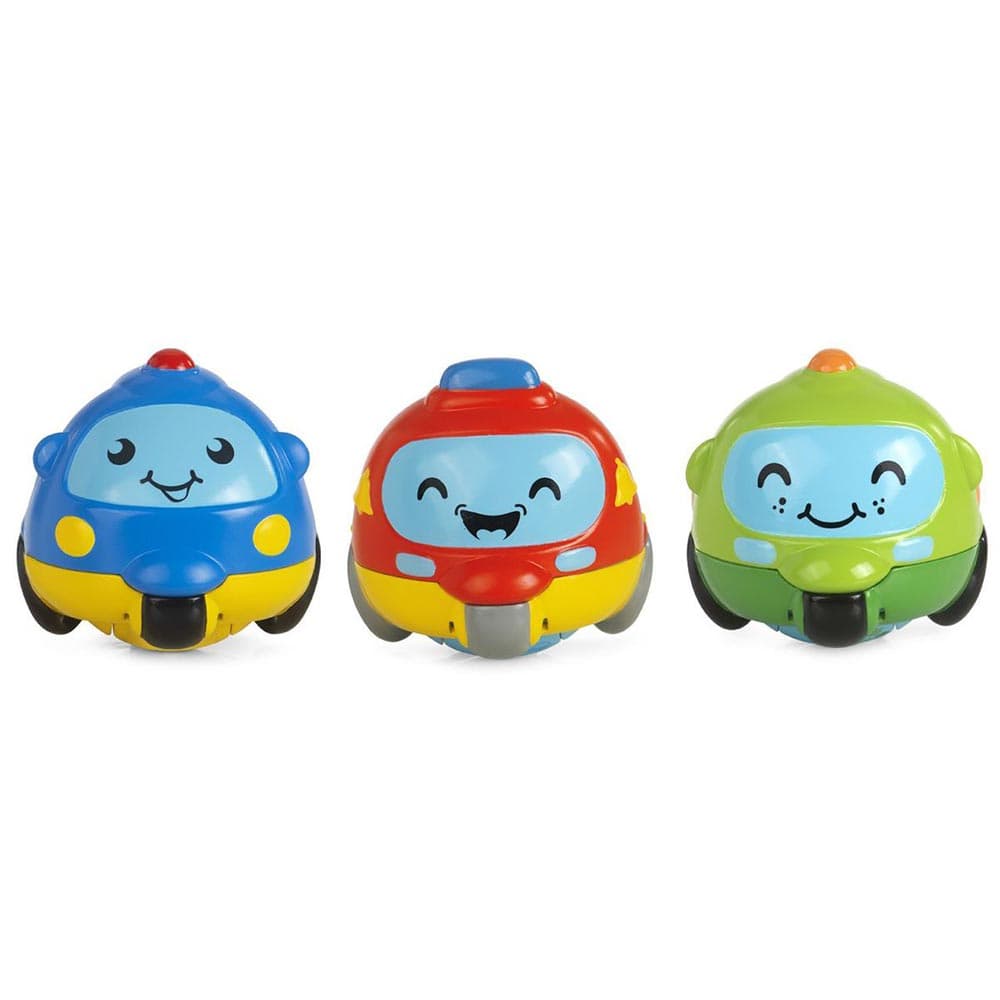 Chicco Baby Turbo Ball City Patrol Gioco per Bambini 1-4 anni, 3 Macchine