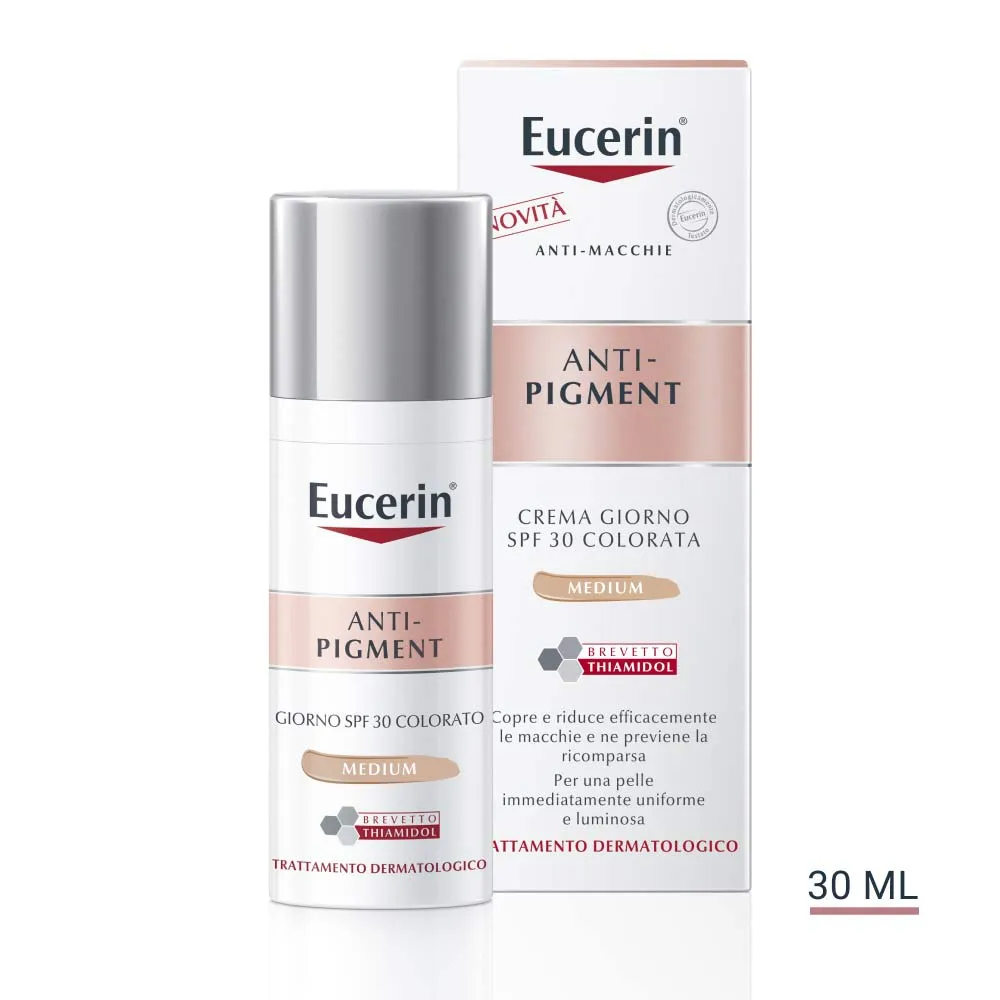 Eucerin Anti-Pigment - Crema Giorno SPF30 Colorata Medium, 50ml