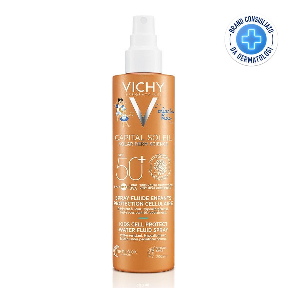 Vichy Capital Soleil - Spray Solare Dolce Bambini SPF 50+, 200ml