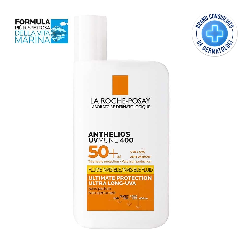 La Roche-Posay Anthelios - UVMune400 Fluido Invisibile SPF50+ Senza Profumo,50ml