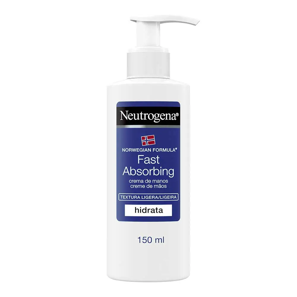 Neutrogena Formula Norvegese Crema Mani Assorbimento Rapido Idratazione Immediata, 150ml