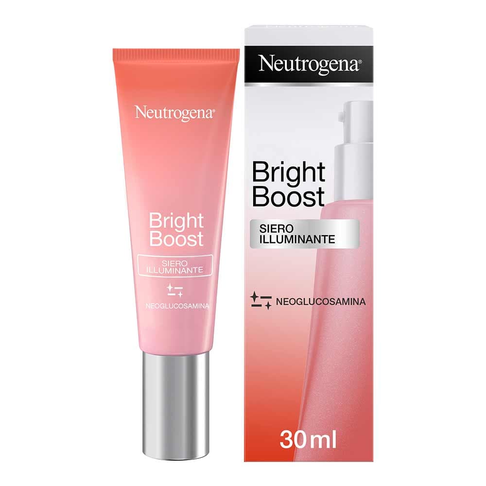 Neutrogena Bright Boost Siero Illuminante Viso con Neoglucosamina, 30ml