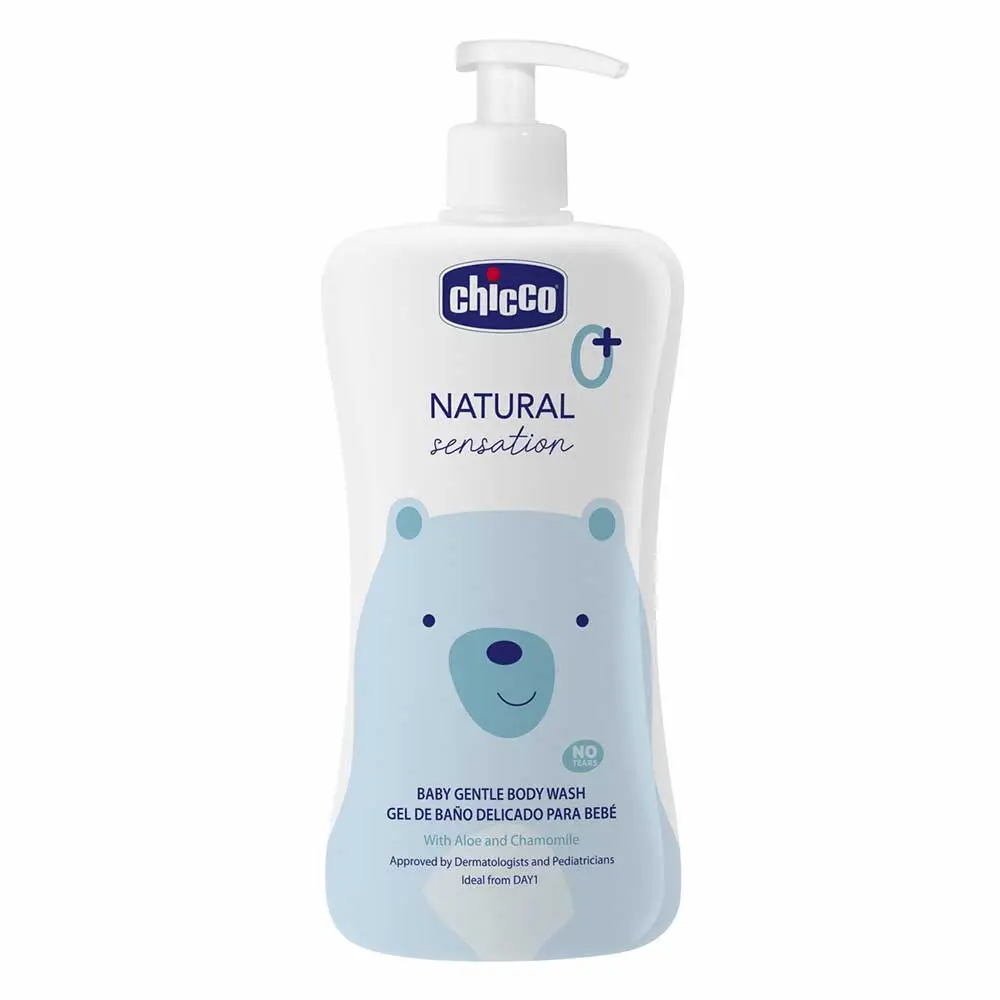 Chicco Natural Sensation - Baby Detergente Corpo Delicato per Bambini 0M+, 500ml