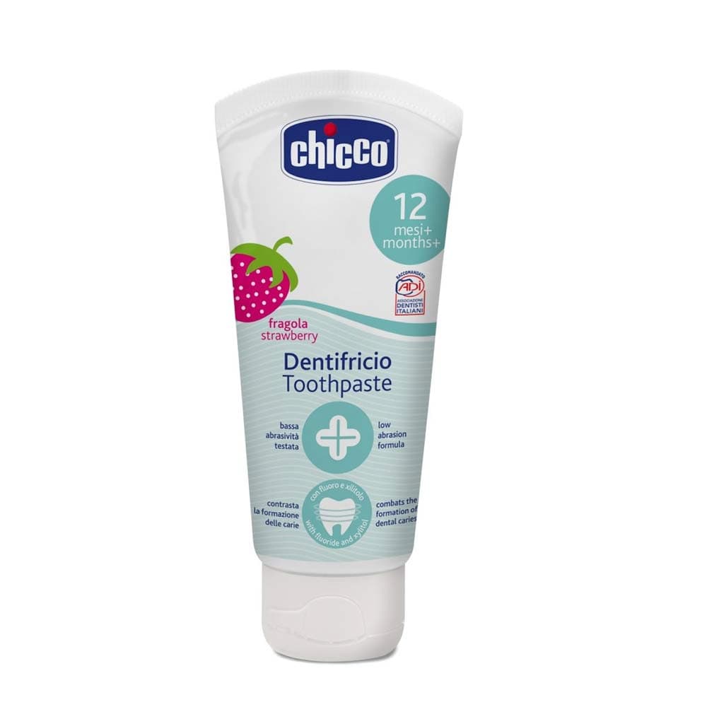 Chicco Dentifricio per Bambini 12M+ Gusto Fragola, 50ml