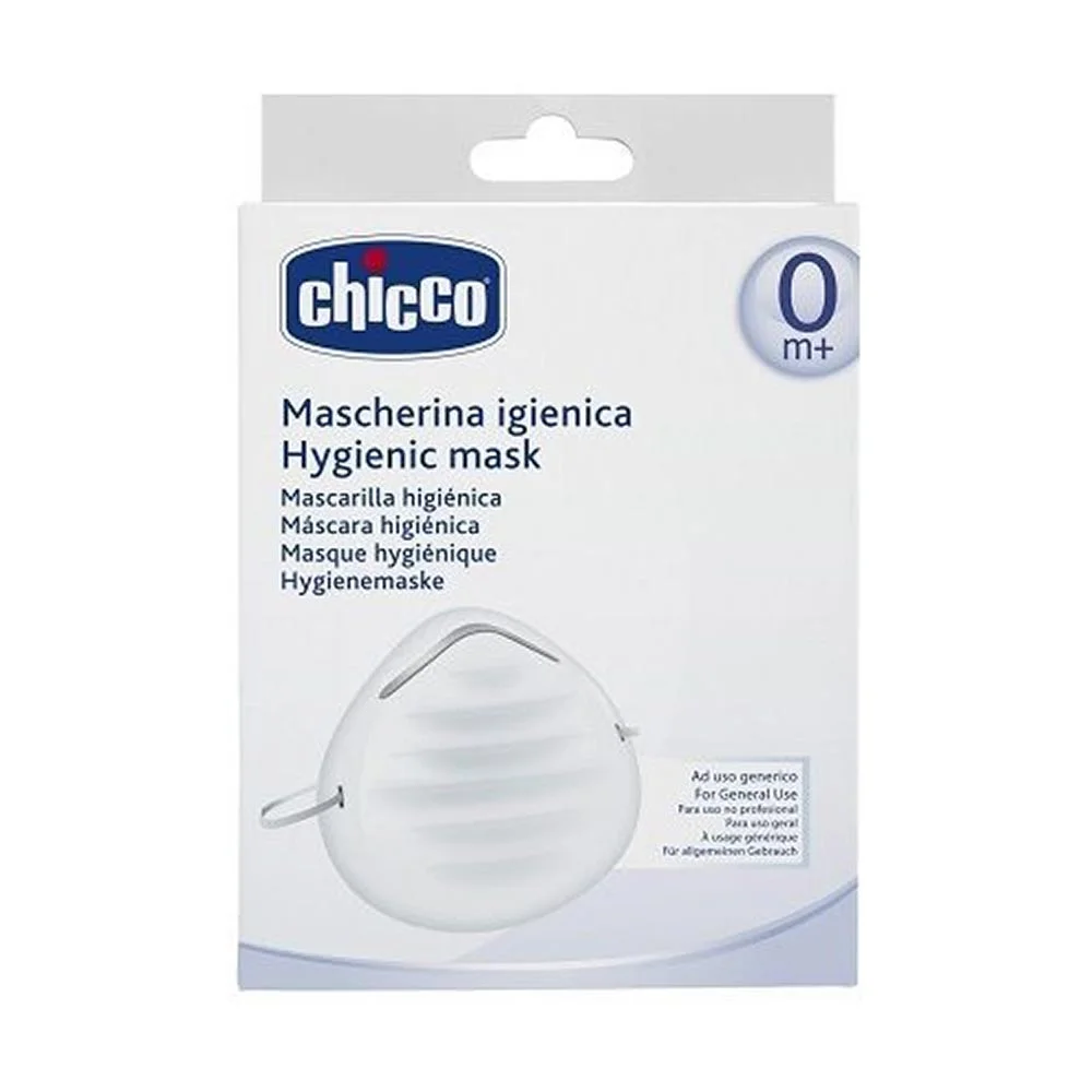Chicco Mascherina Igienica Antipolvere, 6 Pezzi
