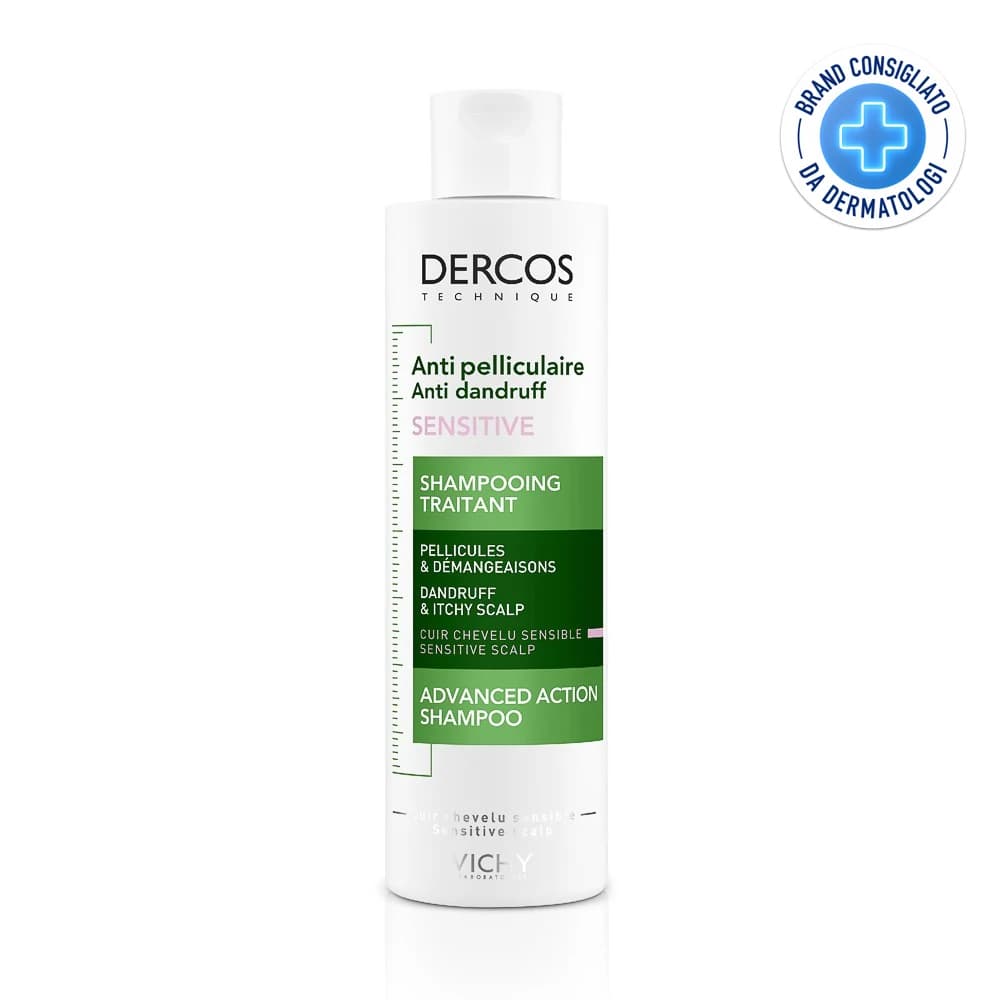 Vichy Dercos - Shampoo Antiforfora Capelli Sensibili, 200ml