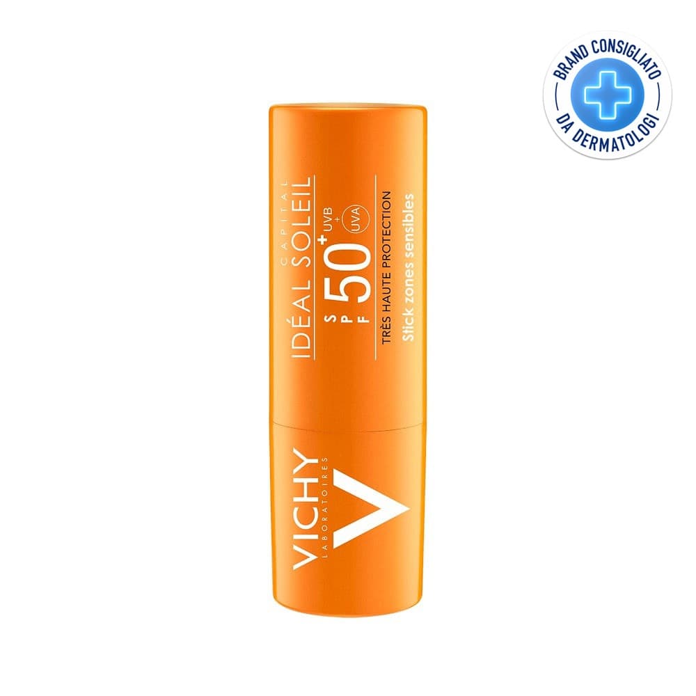 Vichy Capital Soleil - Stick Zone Sensibili SPF 50+, 9g