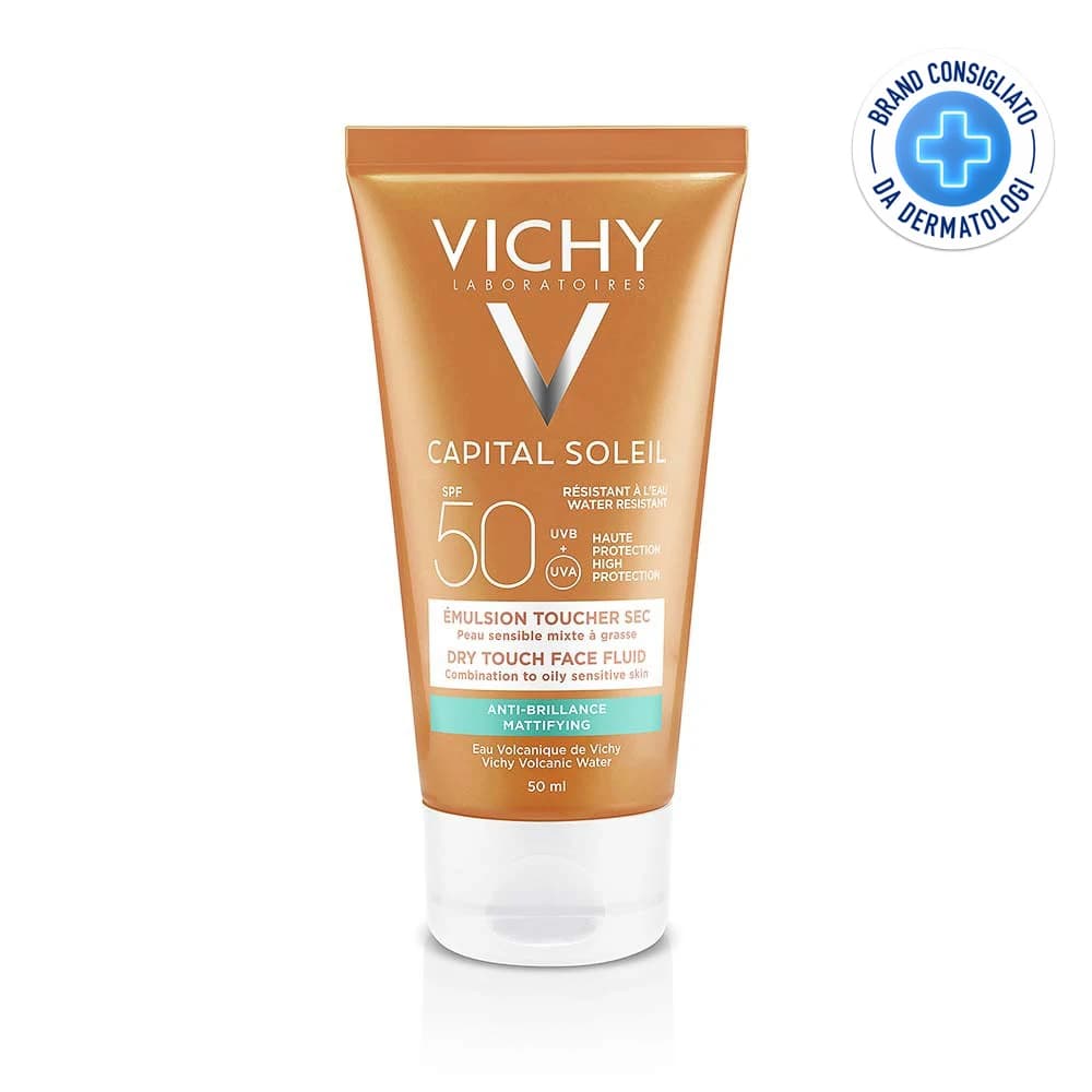 Vichy Capital Soleil - BB Emulsione Colorata Effetto Asciutto e Mat SPF 50, 50ml