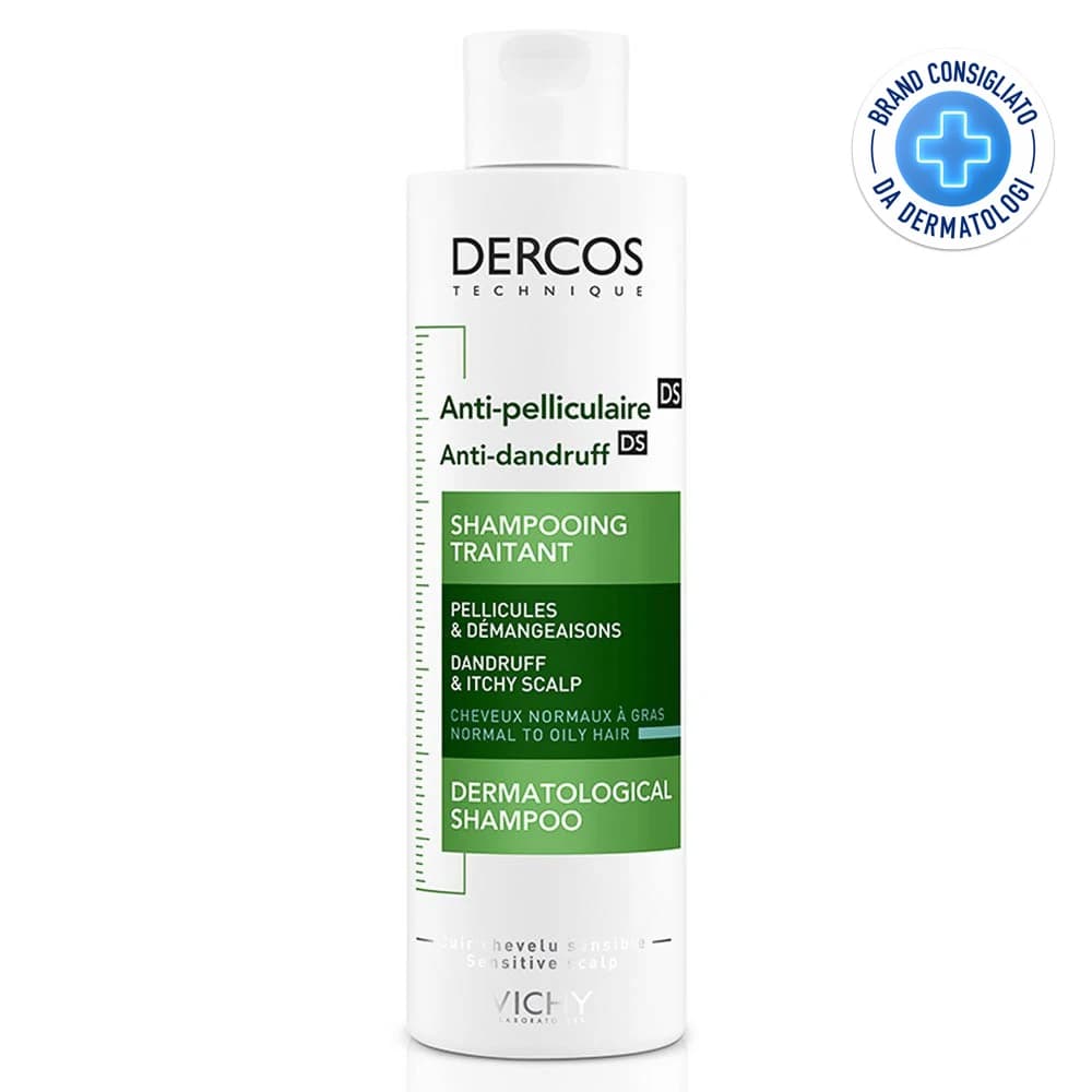 Vichy Dercos - DT Shampoo Antiforfora DS Capelli da Normali a Grassi, 200ml