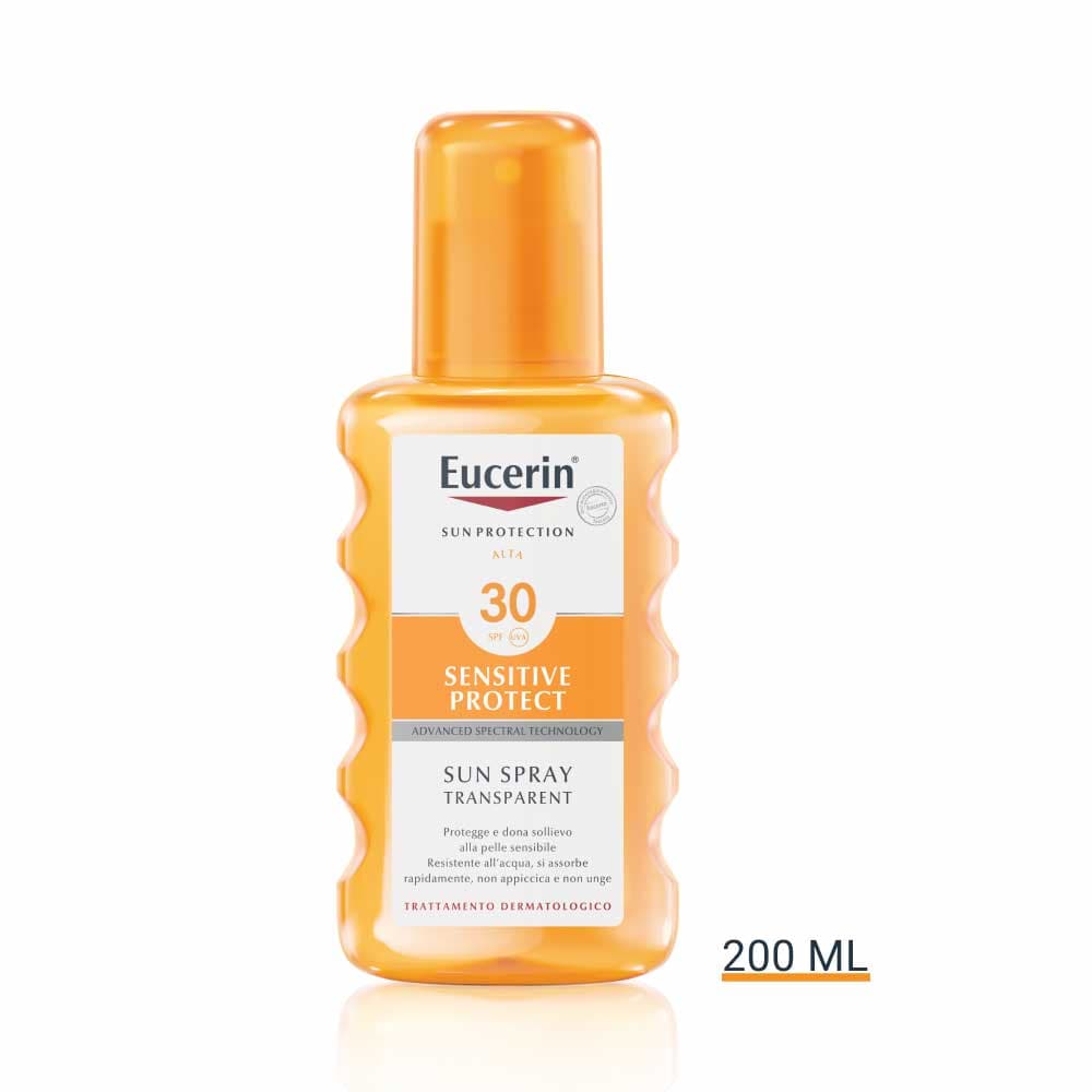 Eucerin Sun Protection - Spray Solare Trasparente SPF30, 200ml