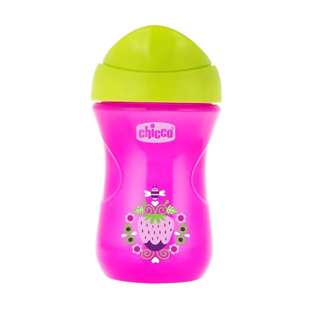 Chicco Easy Cup Tazza 12M+ Capacità 266ml Colore Rosa, 1 Pezzo