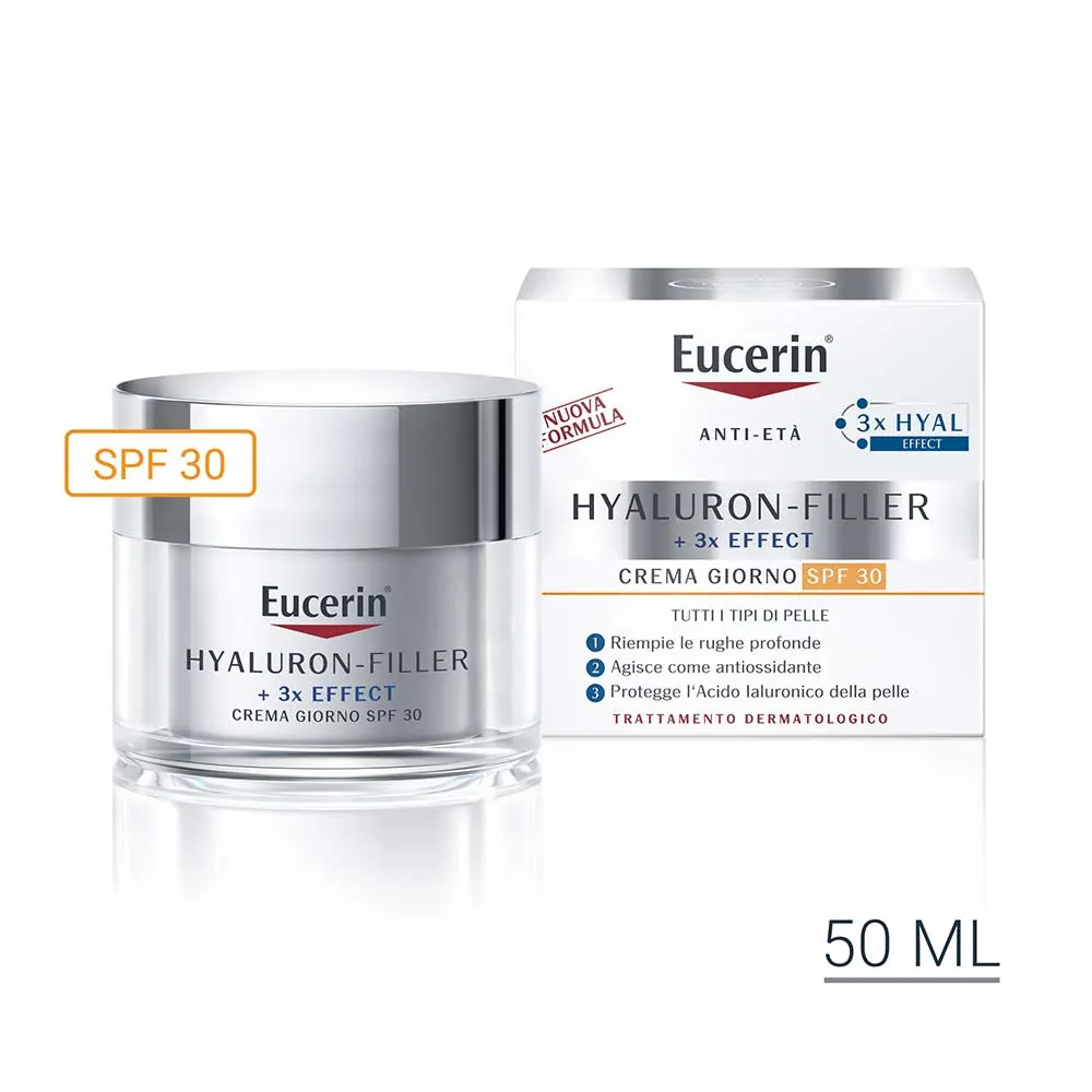 Eucerin Hyaluron Filler - +3x Effect Crema Giorno SPF30, 50ml