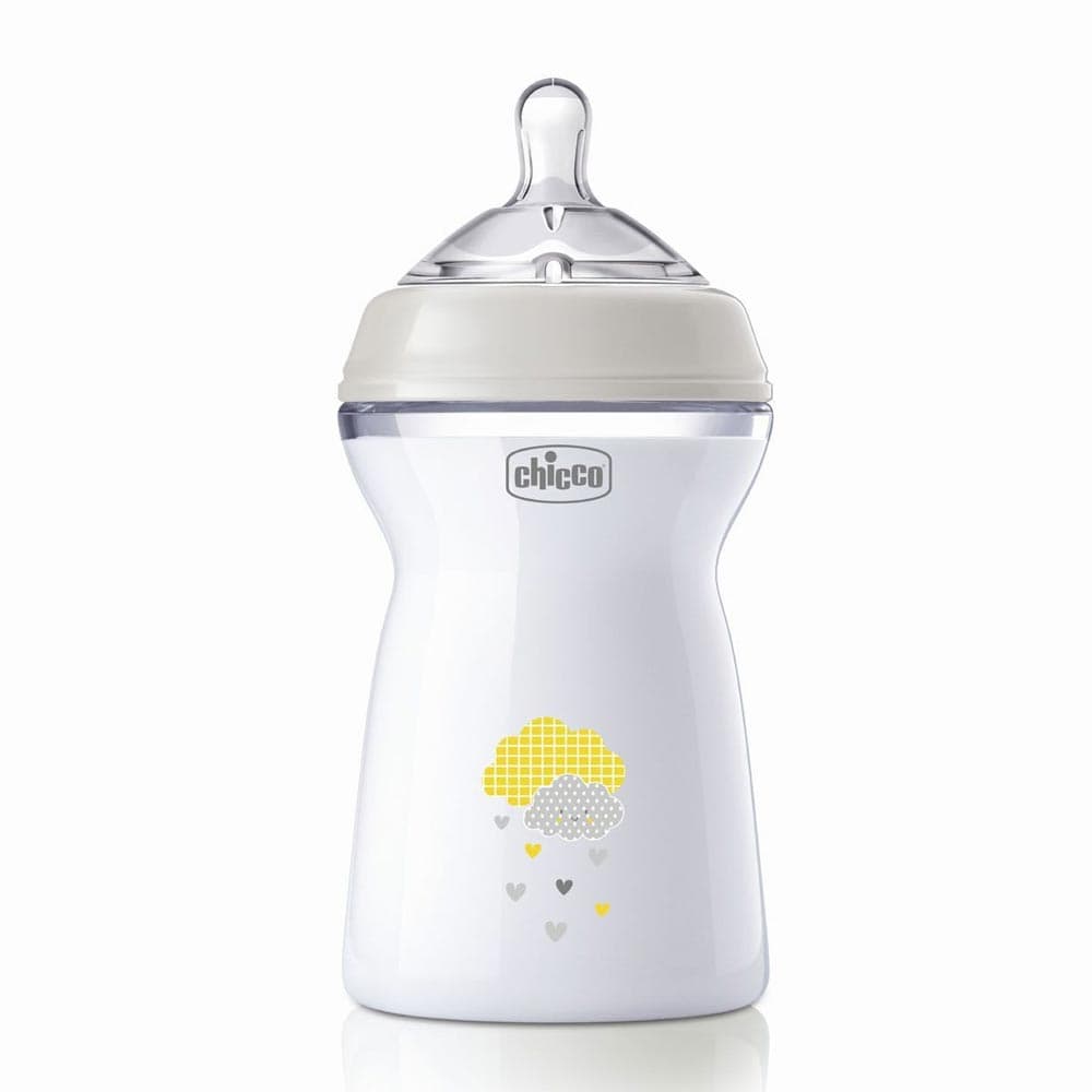 Chicco Natural Feeling - Biberon 6M+ Capacità 330ml Flusso Veloce, 1 Pezzo
