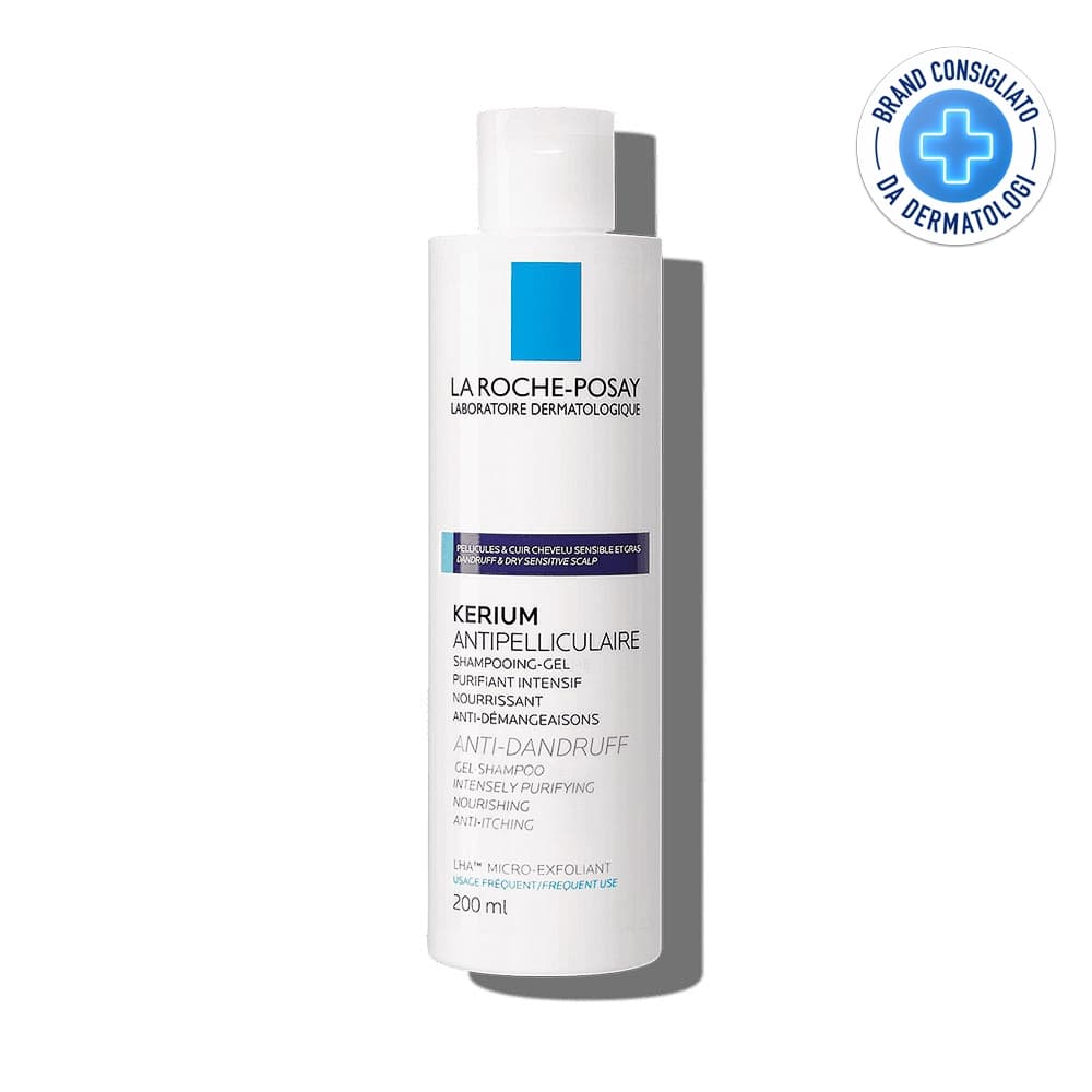 La Roche-Posay Kerium - Shampoo Antiforfora Grassa, 200ml