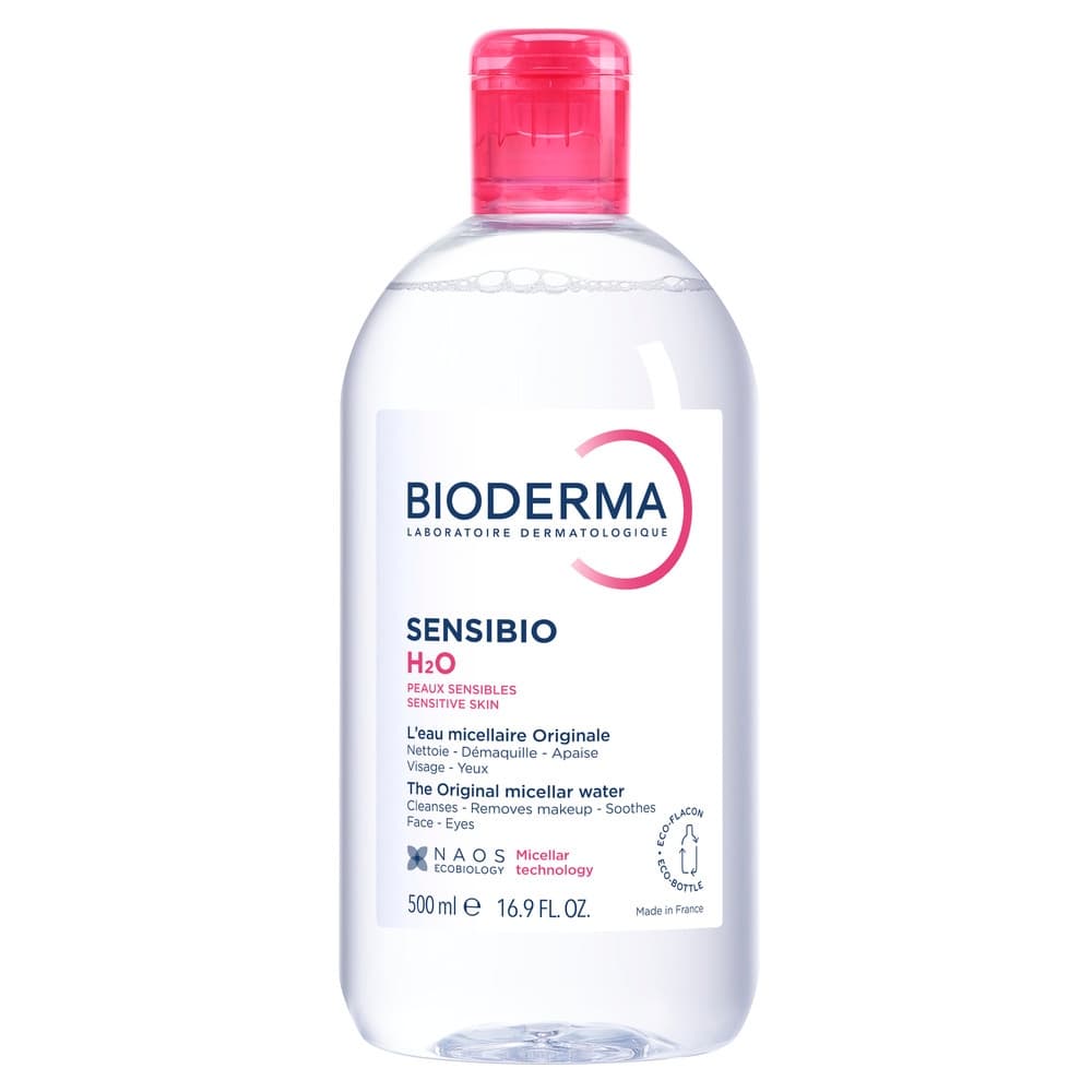 Bioderma Sensibio H2O - Acqua Micellare Viso e Occhi per Pelli Sensibili, 500ml