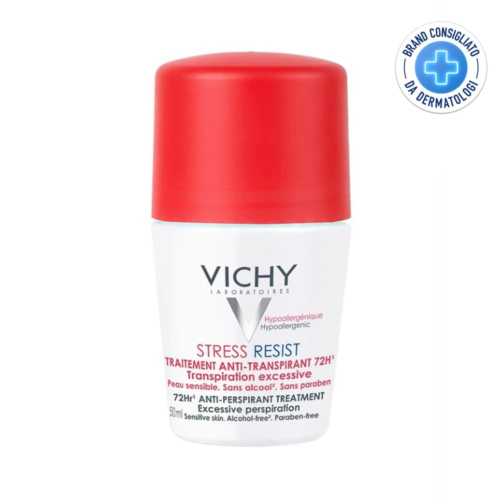 Vichy Deodorante Roll-On Antitraspirante Intensivo 72H, 50ml