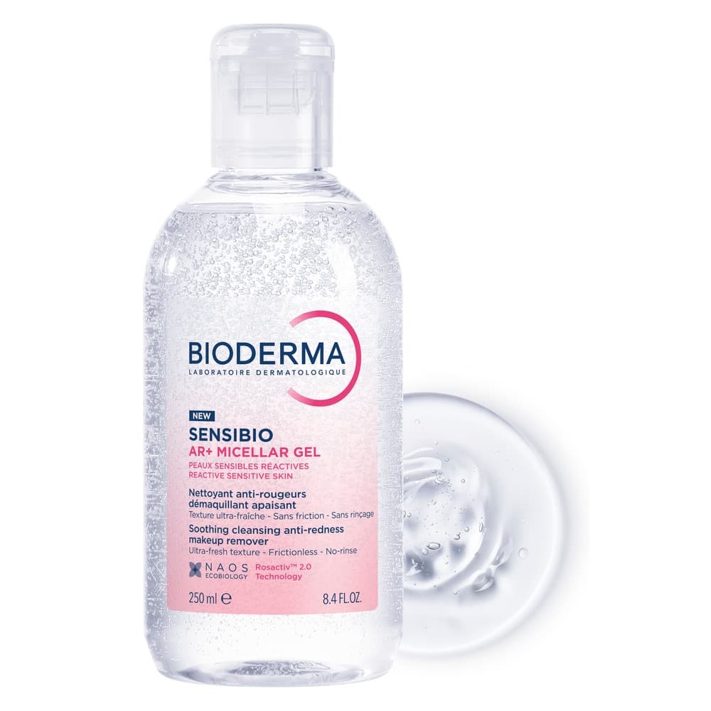 Bioderma Sensibio - AR+ Micellar Gel Detergente Micellare per Pelle Sensibile Reattiva con Rossori, 250ml