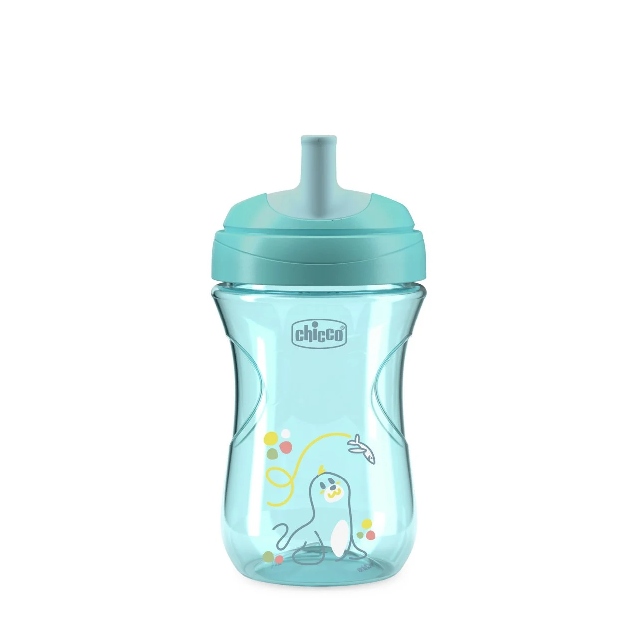 Chicco Tazza Advanced 12M+ Capacità 266ml Colore Azzurro, 1 Pezzo
