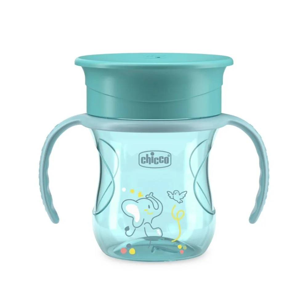 Chicco Perfect Cup Tazza 12m+ Colore Azzurro, 200ml