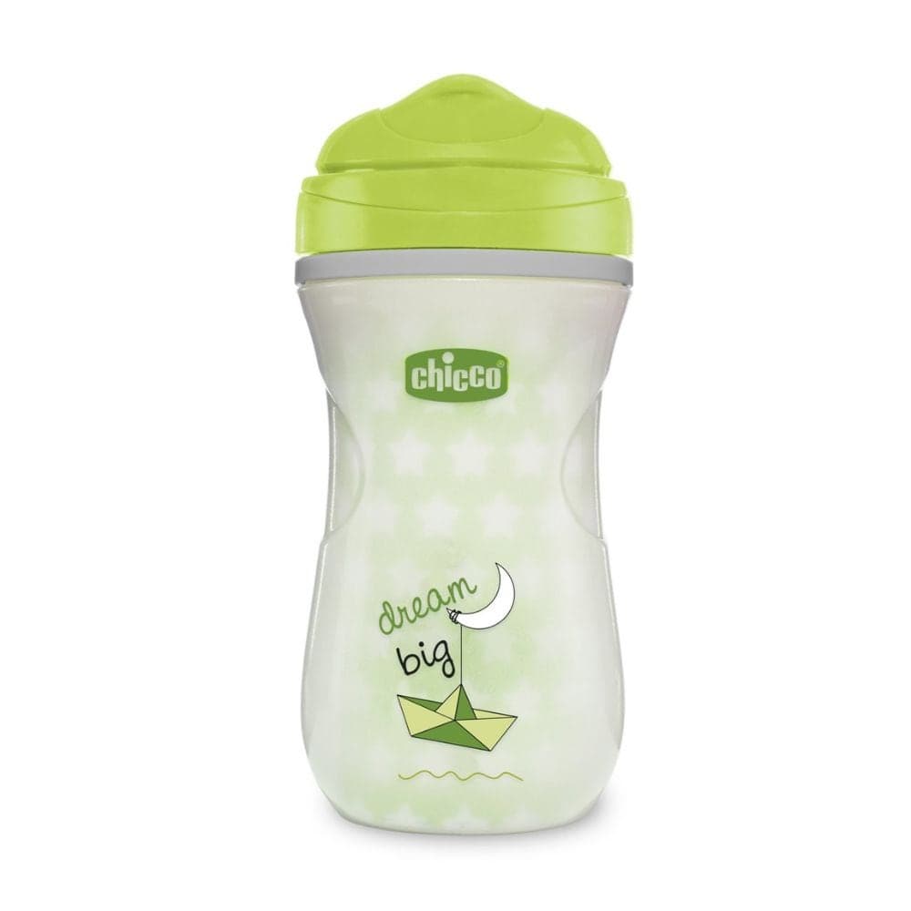 Chicco Shiny Cup Tazza Luminosa 14m+ colore Verde, 266ml