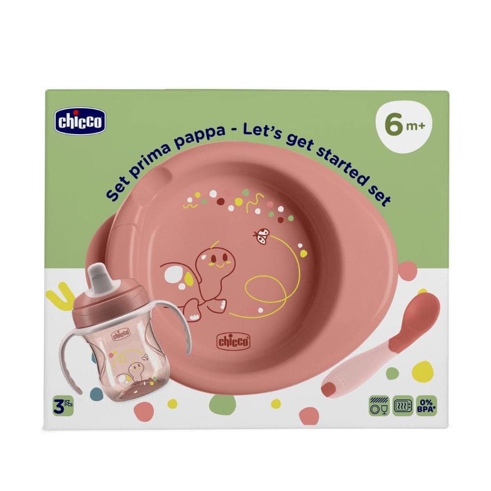 Chicco Set Prima Pappa 6m+ colore Rosa