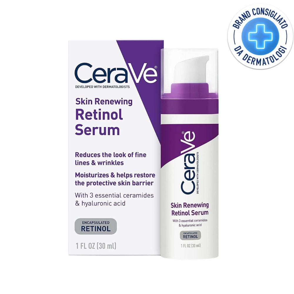 CeraVe Skin Renewing - Siero Viso con Retinolo Anti Età Prime Rughe, 30ml