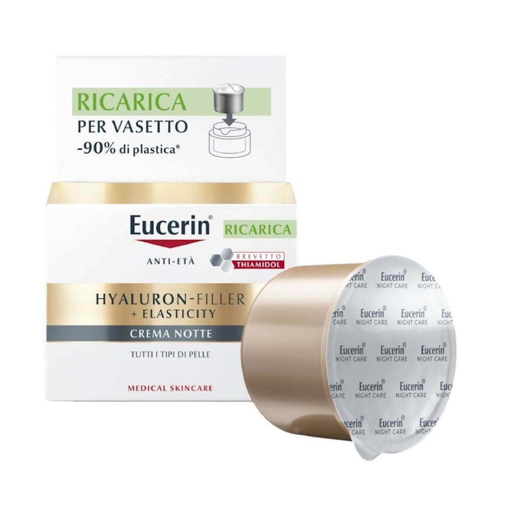 Eucerin Hyaluron Filler + Elasticity - Crema Notte Refill, 50ml