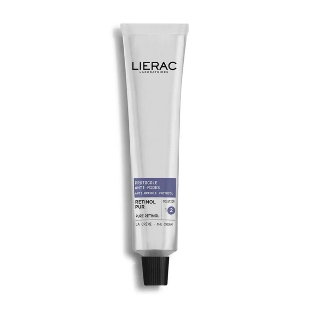 Lierac Protocollo Antirughe - La Crema al Retinolo Puro Corregge Leviga Previene le Rughe, 30ml