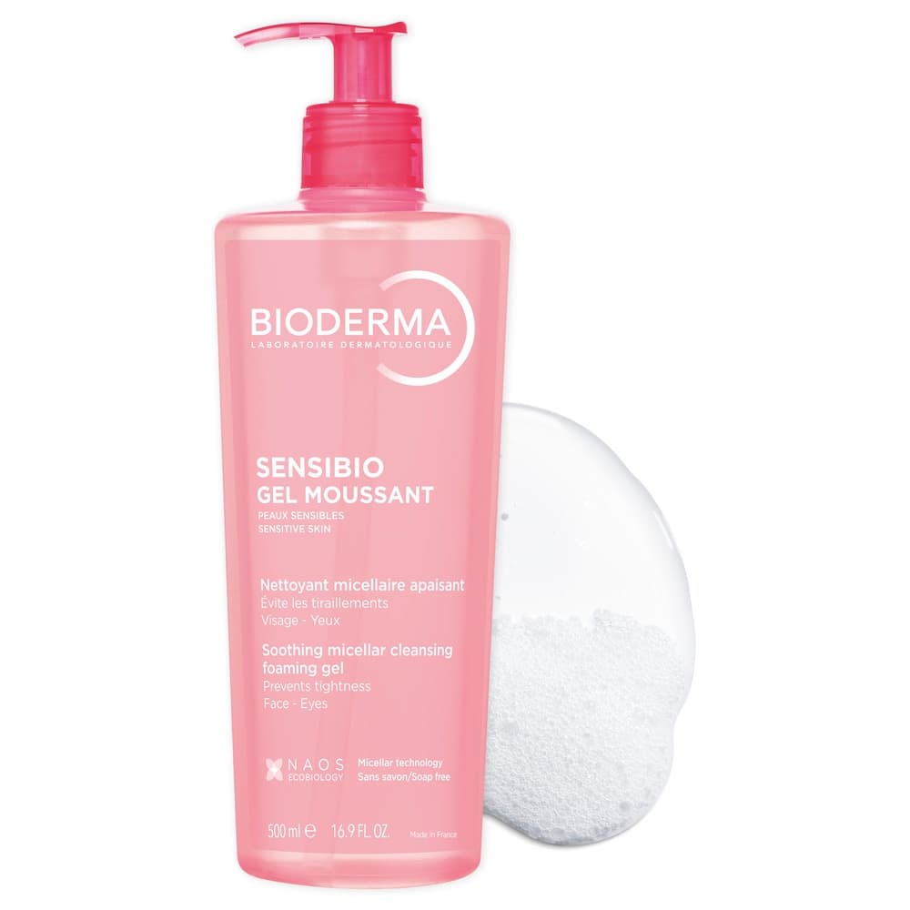 BIODERMA Sensibio Gel Moussant Micellare Detergente Lenitivo Viso 500 ml