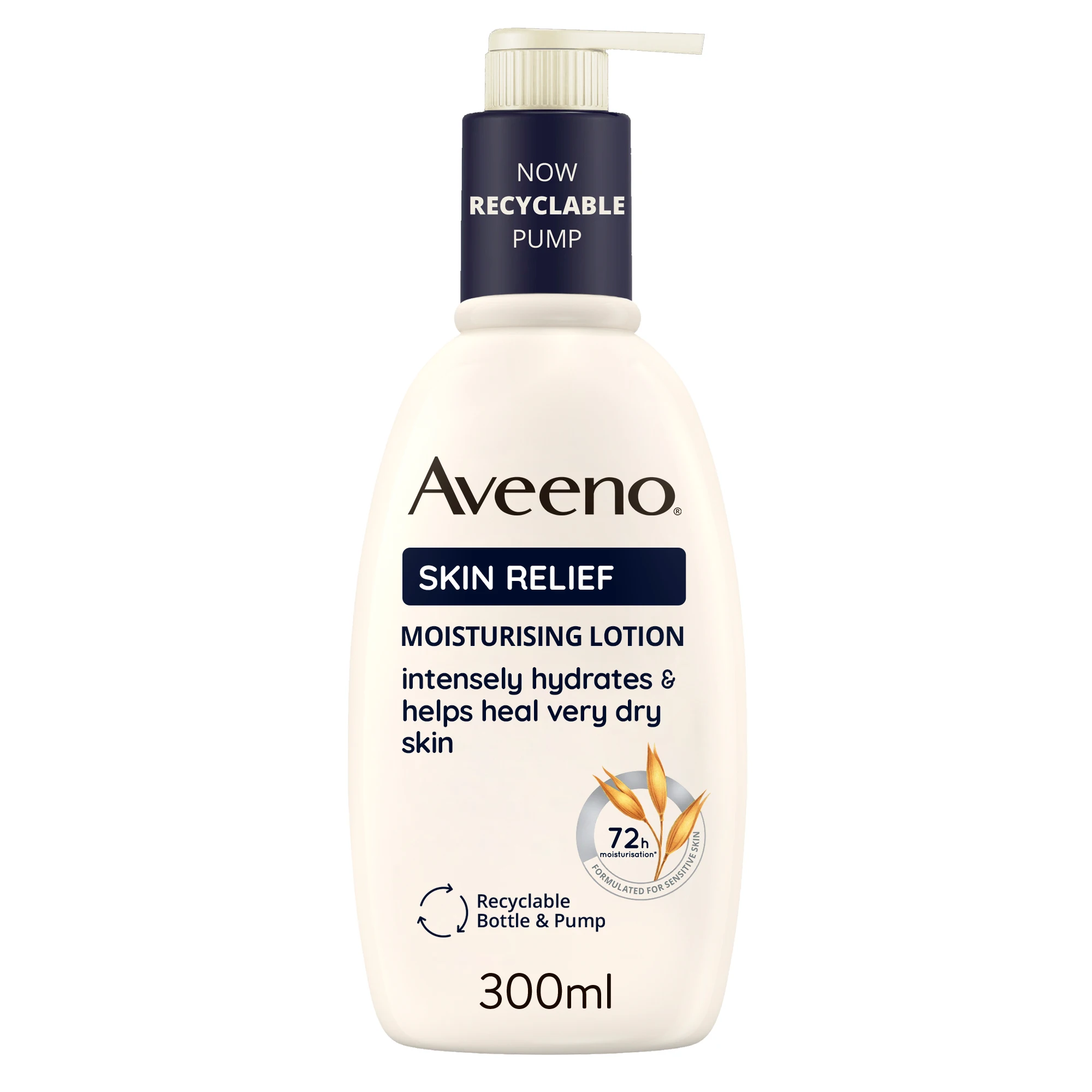 Aveeno Skin Relief Nourishing Lotion Latte Idratante Corpo per Pelli Molto Secche, 300ml