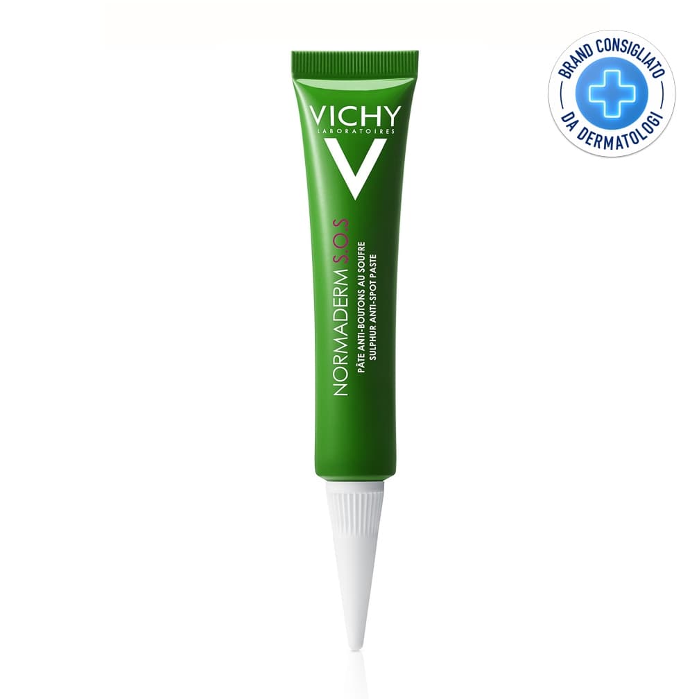 Vichy Normaderm - Pasta Anti-Brufoli allo Zolfo Secca i Brufoli e Corregge, 20ml