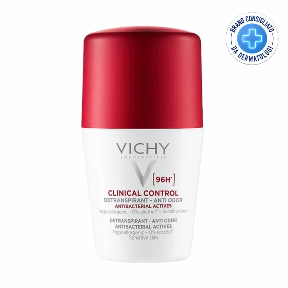 Vichy Deodorante Clinical Control 96H Anti-Traspirante No Alcool, 50ml